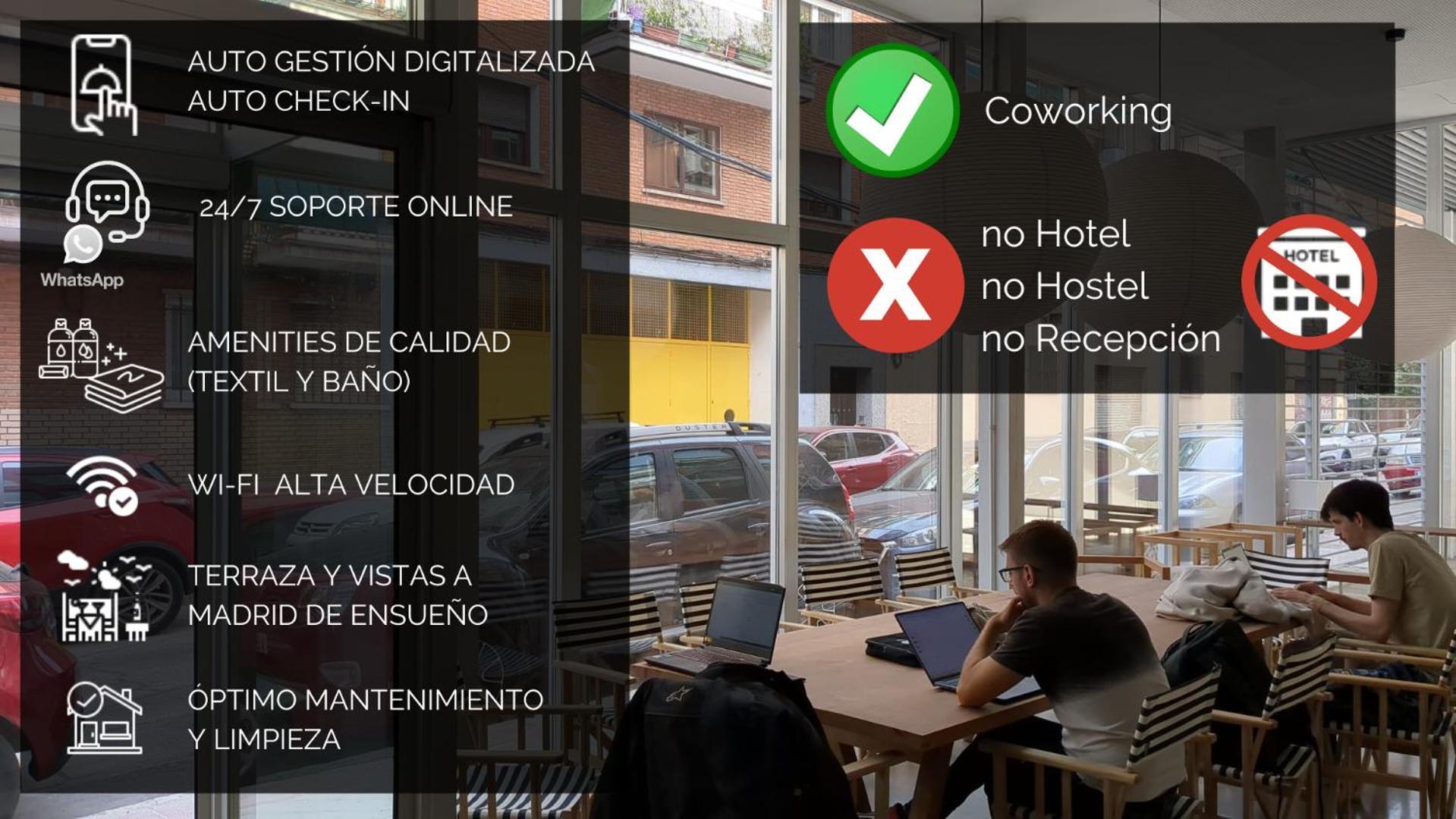 Madrid Live Coworking - Self Service - Kültér fotó